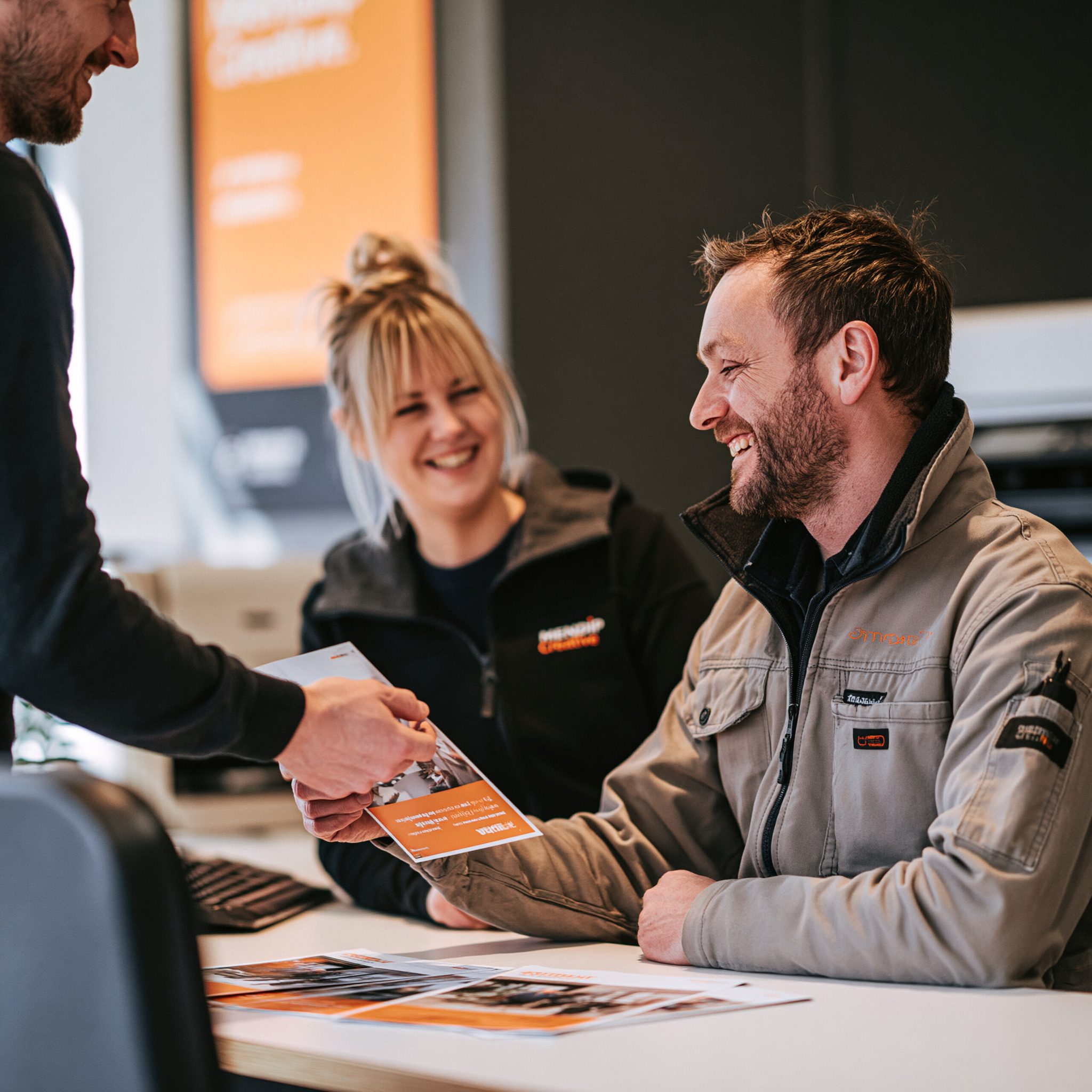 Mendip_Creative_designer_handing_printed_A4_flyers_to_friendl_05391a29-ec9b-4c71-bddb-f8c178fbb4c1_3